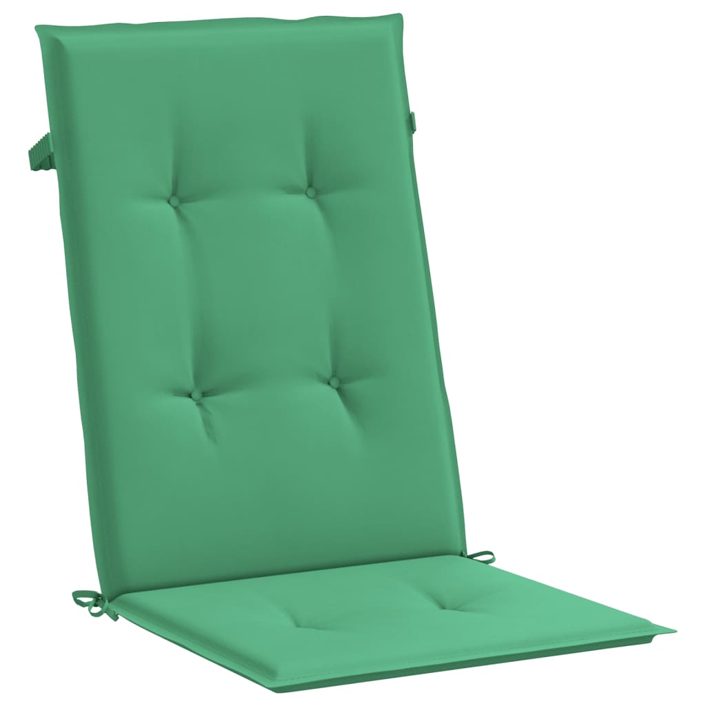 vidaXL Garden Chair Cushions 2 pcs Green 47.2"x19.7"x1.2"