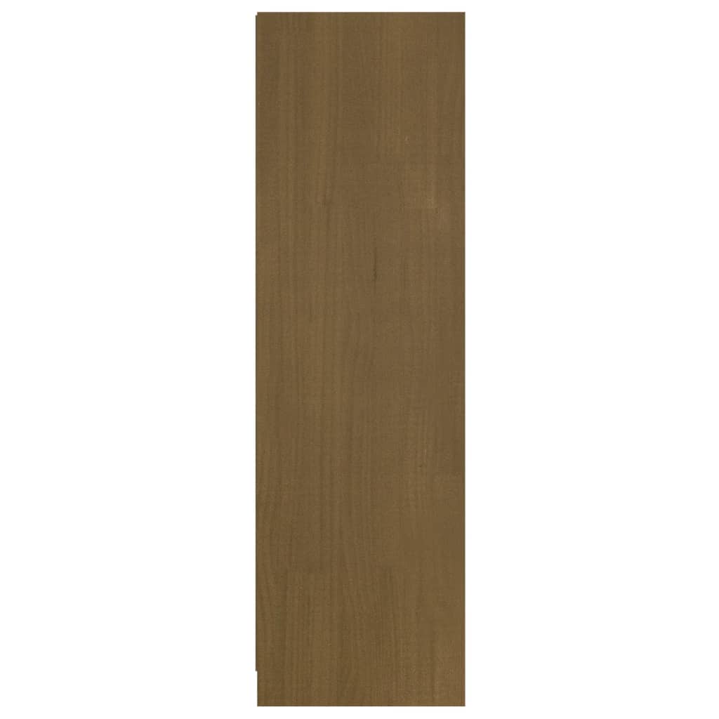 vidaXL Book Cabinet/Room Divider Honey Brown Solid Wood Pine