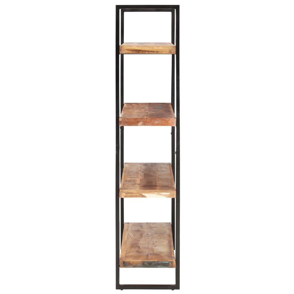 vidaXL 4-Tier Bookcase 63"x15.7"x70.9" Solid Reclaimed Wood