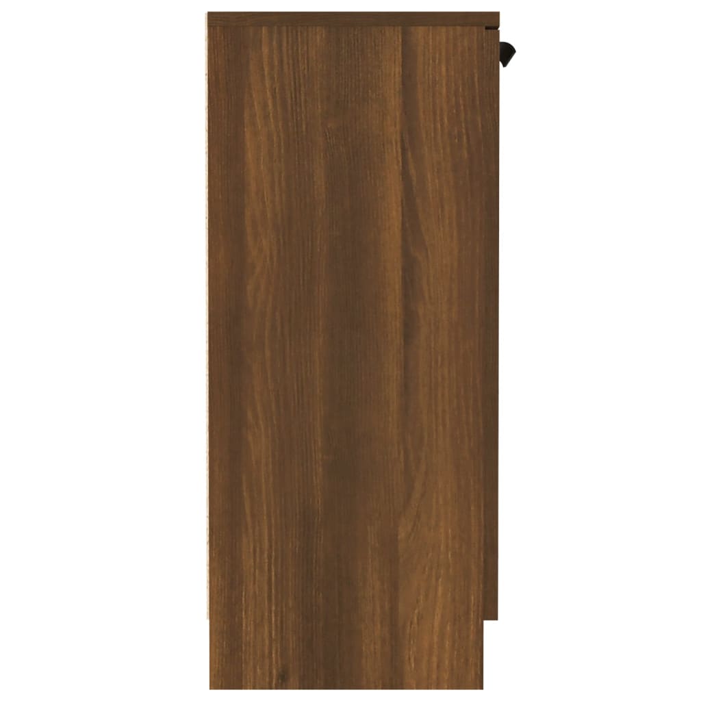 vidaXL Sideboard Brown Oak 23.6"x11.8"x27.6" Engineered Wood