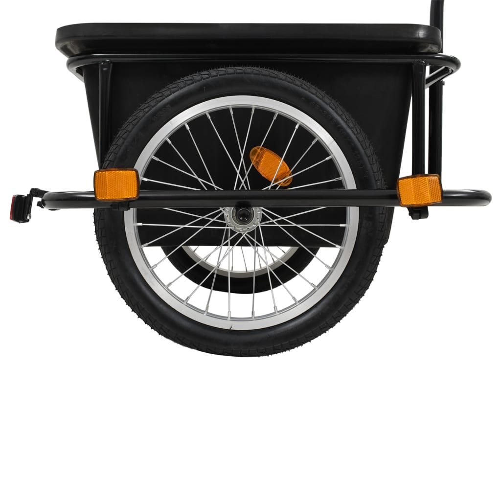 vidaXL Bike Cargo Trailer Black 13.2 gal
