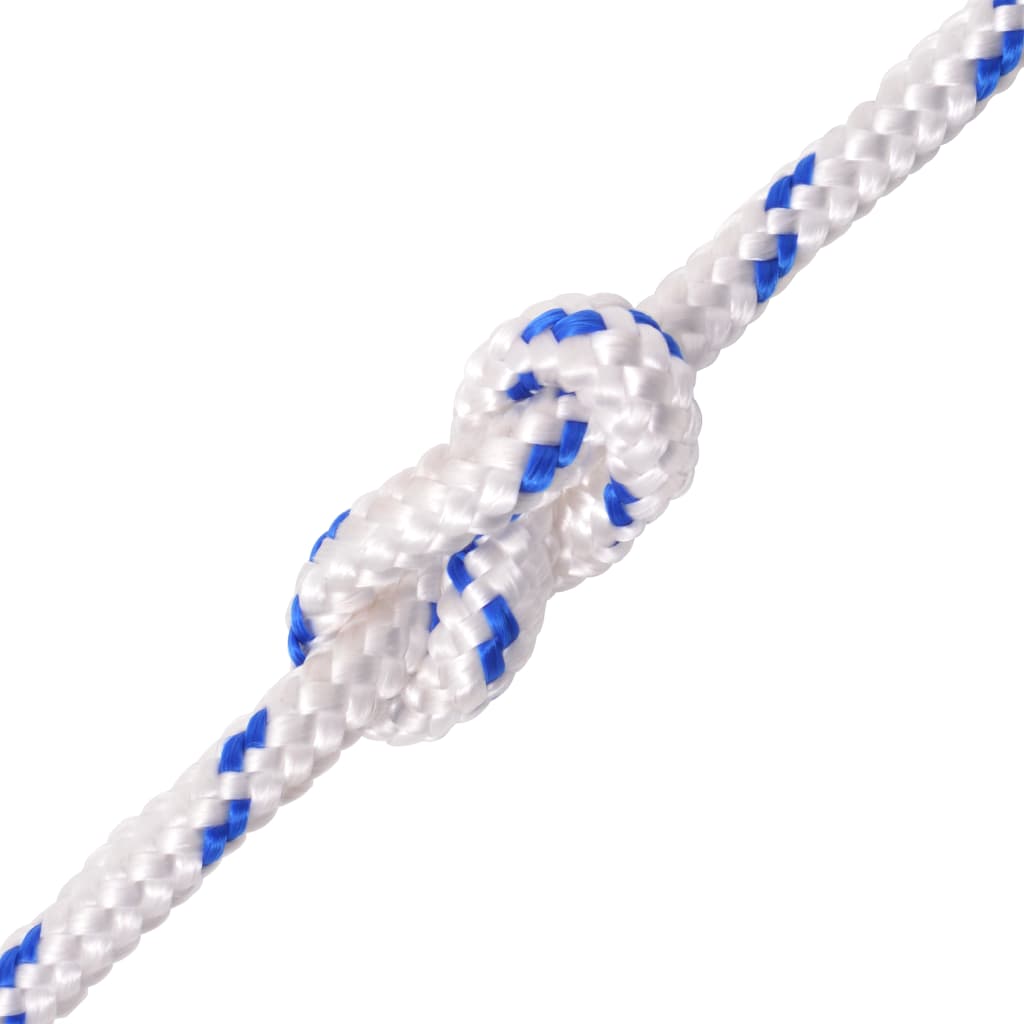 vidaXL Marine Rope Polypropylene 0.31" 3937" White