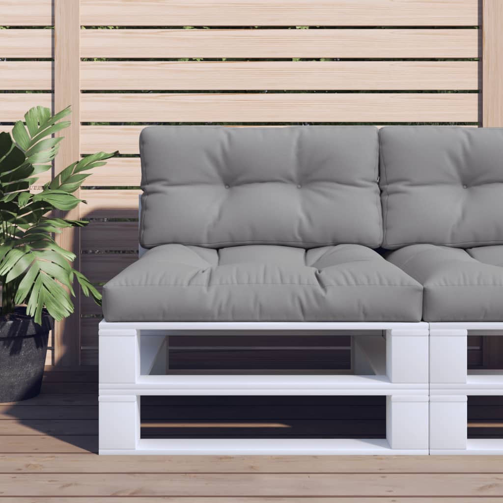 vidaXL Pallet Sofa Cushion Gray 27.6"x15.7"x3.9"