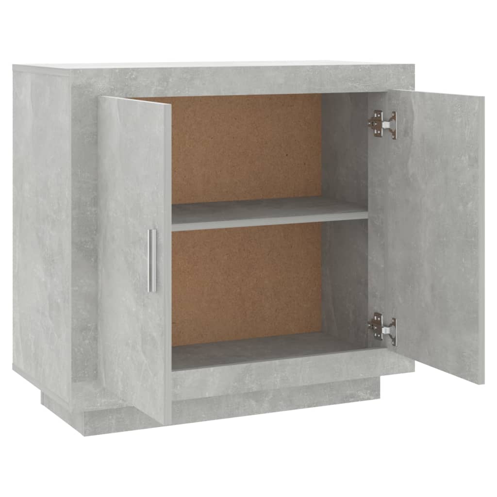 vidaXL Sideboard Concrete Gray 31.5"x15.7"x29.5" Engineered Wood
