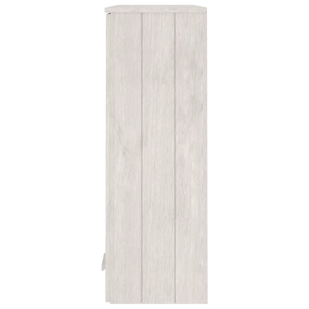 vidaXL Top for Highboard White 33.5"x13.8"x39.4" Solid Wood Pine