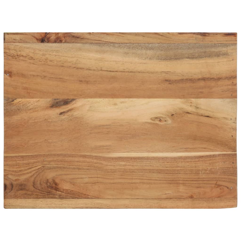 vidaXL Stool 15.7"x11.8"x15.7" Solid Wood Acacia