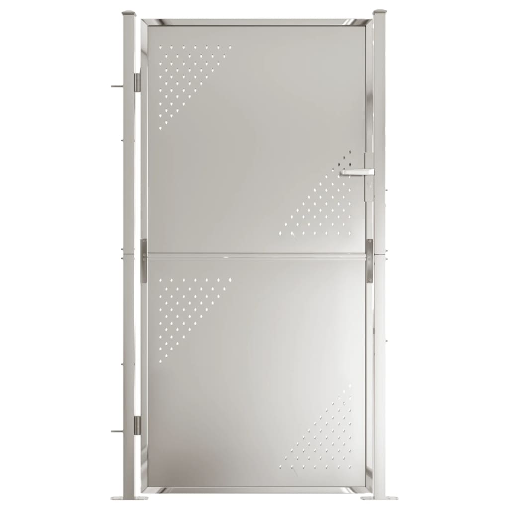 vidaXL Garden Gate 39.4"x70.9" Stainless Steel