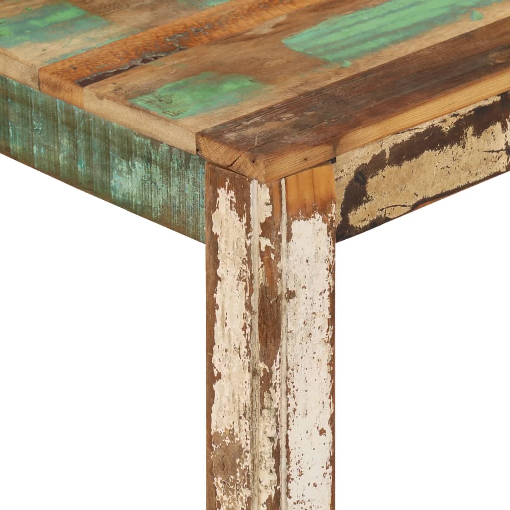 vidaXL Coffee Table 31.5"x31.5"x15.7" Solid Reclaimed Wood