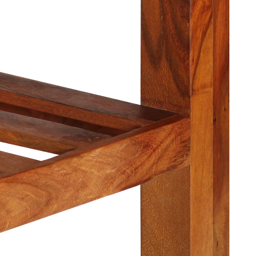 vidaXL Sideboard with 3 Drawers 43.3"x11.8"x31.5" Solid Sheesham Wood