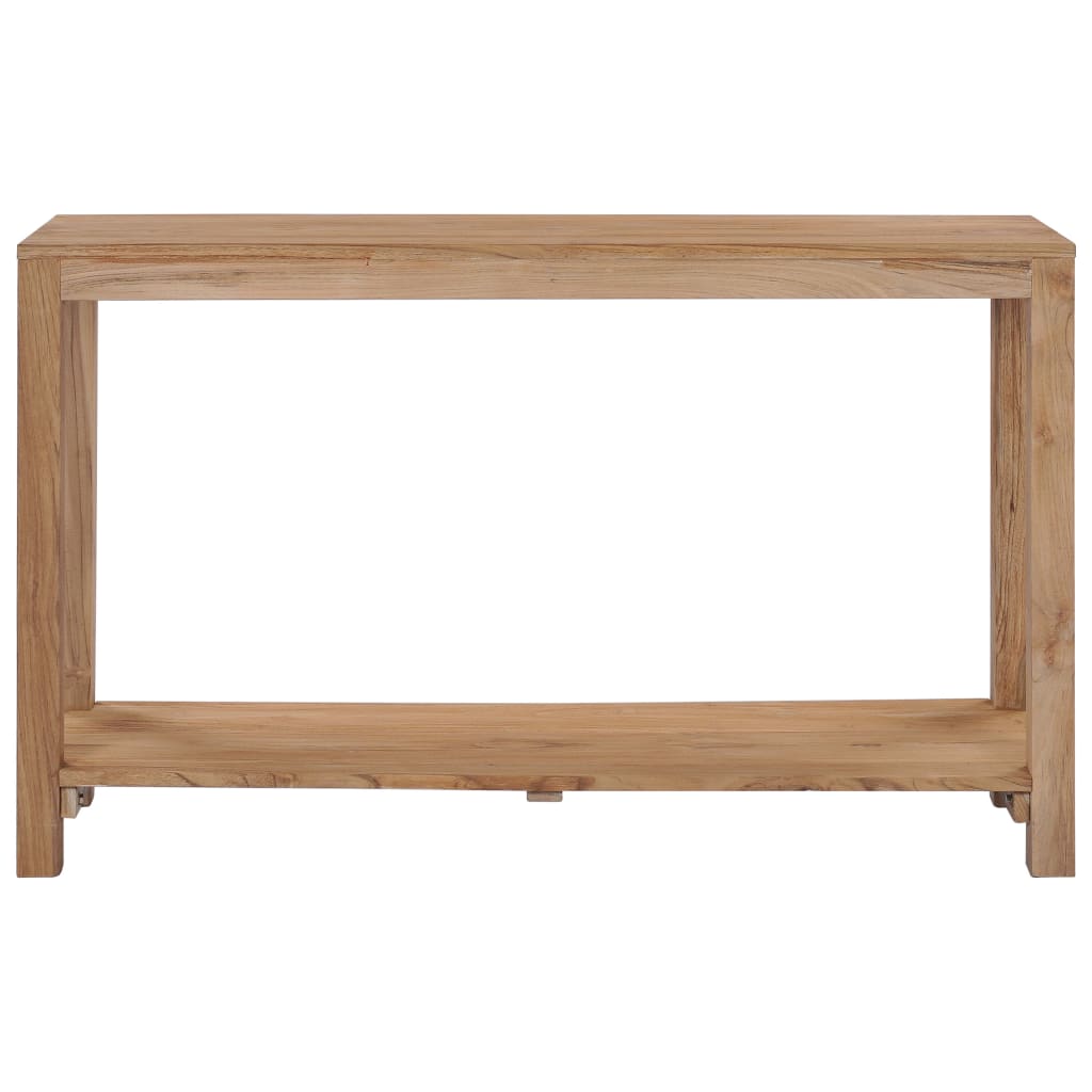 vidaXL Console Table 47.2"x13.8"x29.5" Solid Wood Teak