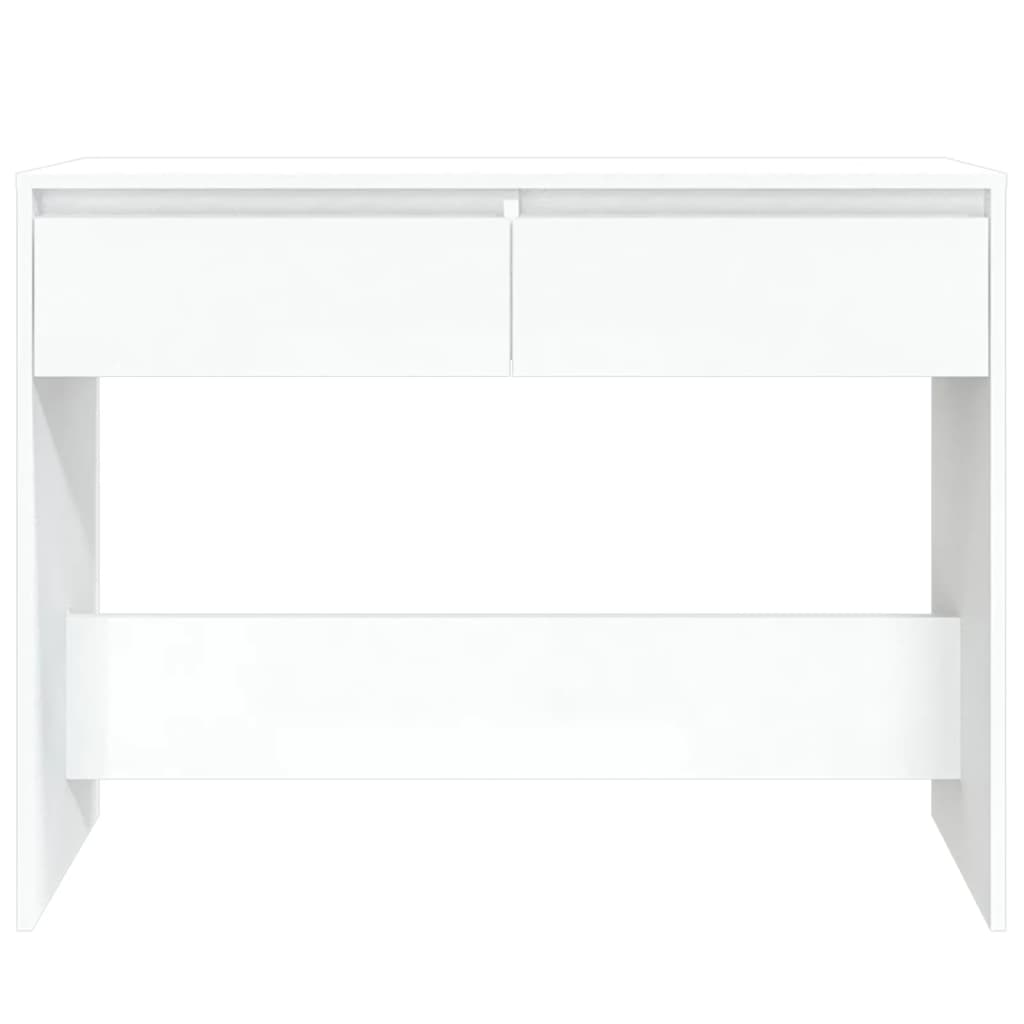 vidaXL Console Table White 39.4"x13.8"x30.1" Engineered Wood