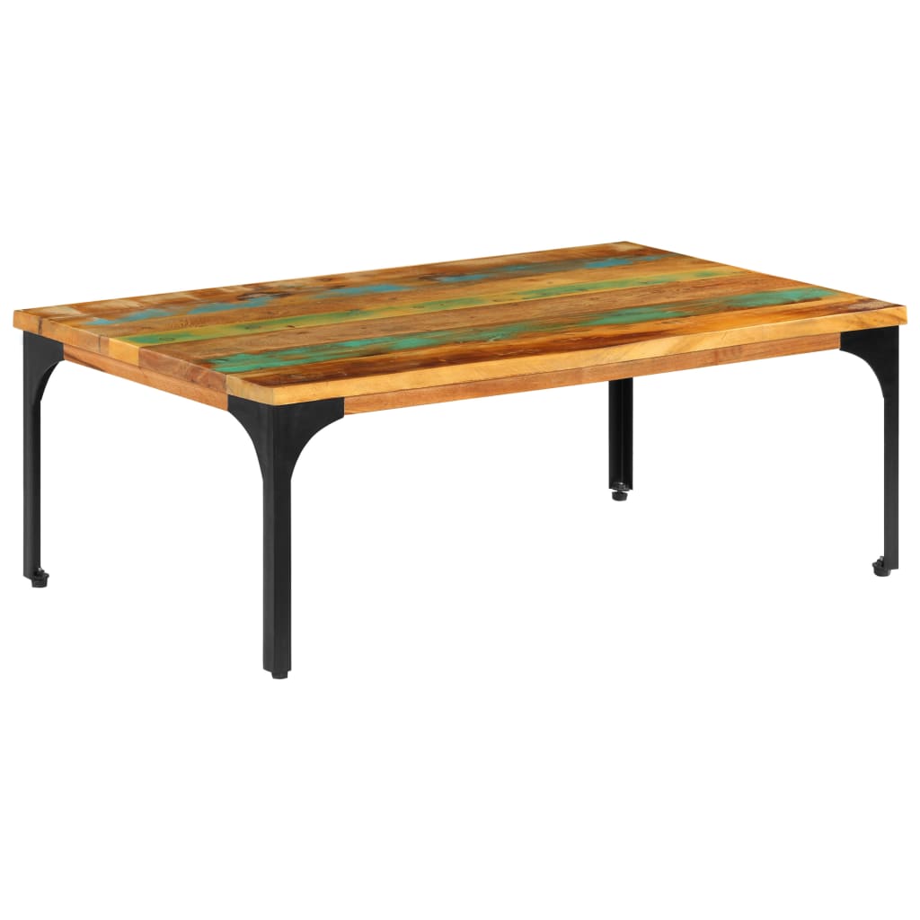 vidaXL Coffee Table 39.4"x23.6"x13.8" Solid Reclaimed Wood