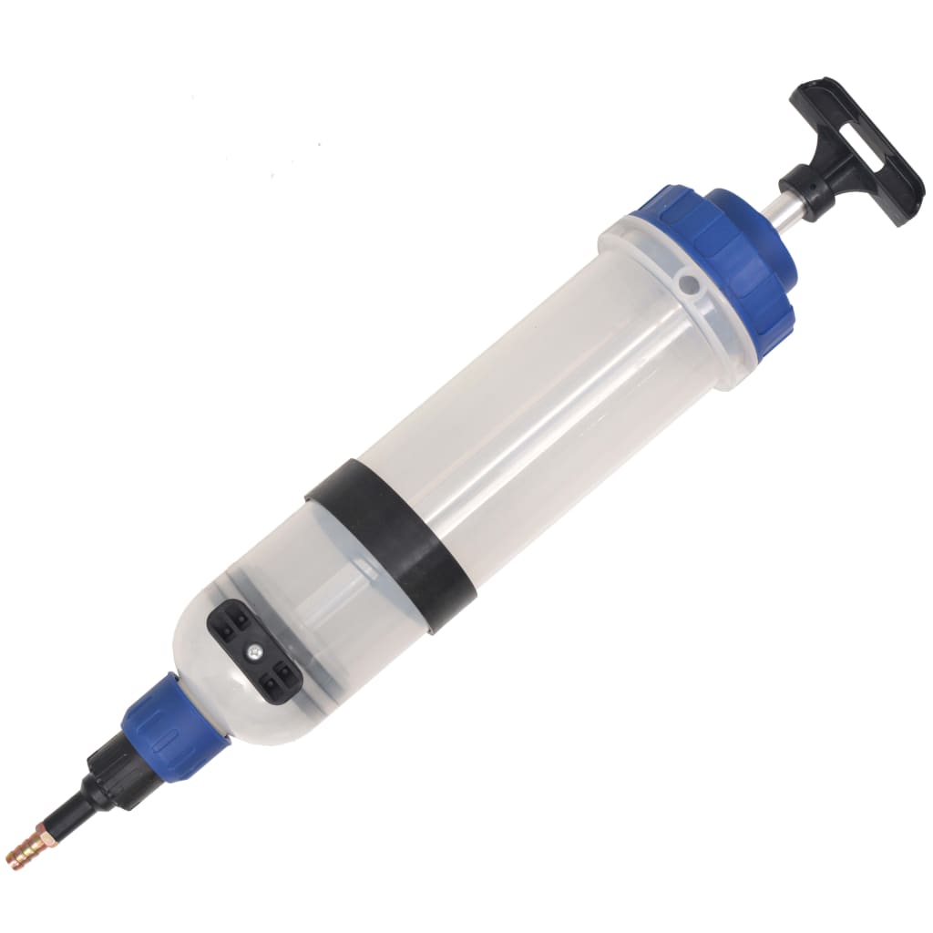 vidaXL Fuel Petrol Diesel Fluid Retriever Syringe 0.39 Gal