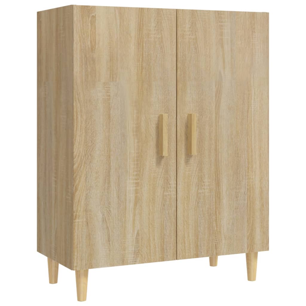 vidaXL Sideboard Sonoma Oak 27.6"x13.4"x35.4" Engineered Wood