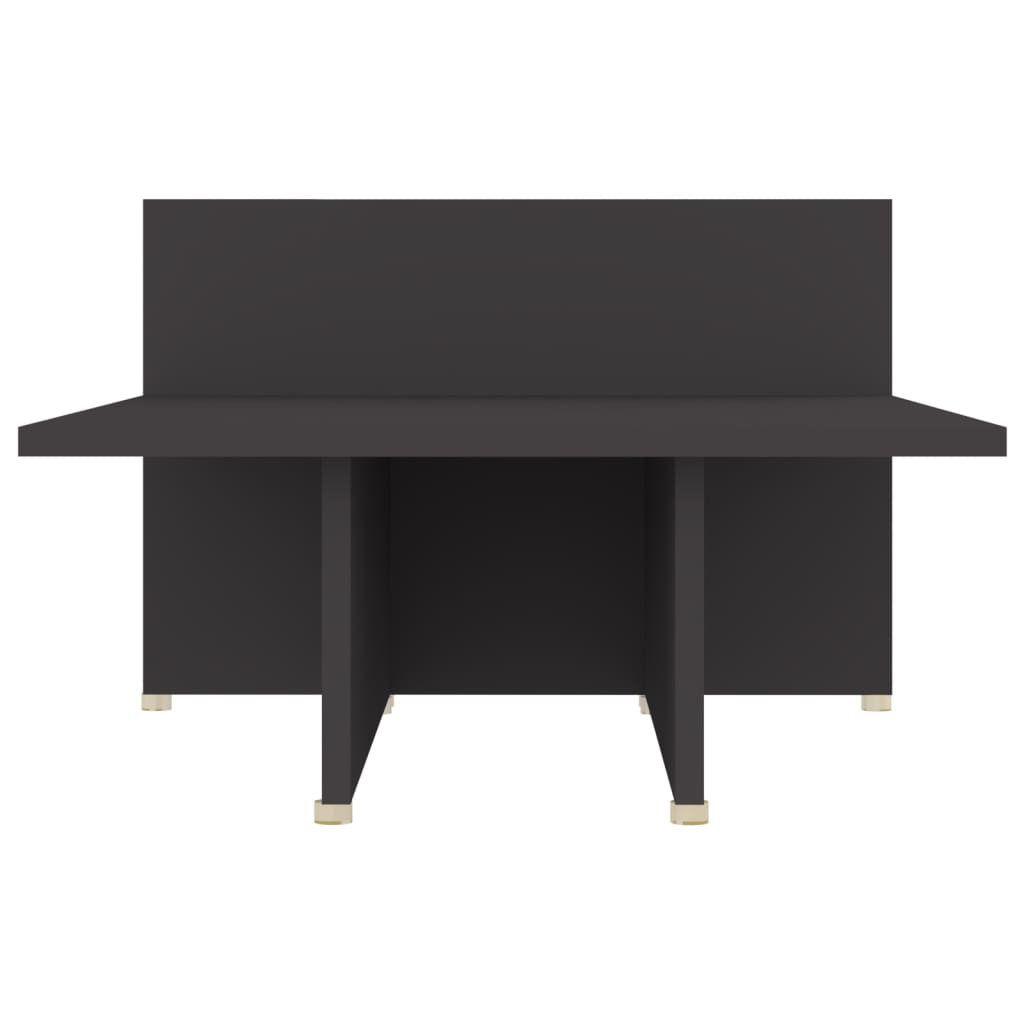 vidaXL Coffee Table Gray 43.9"x19.7"x13" Engineered Wood