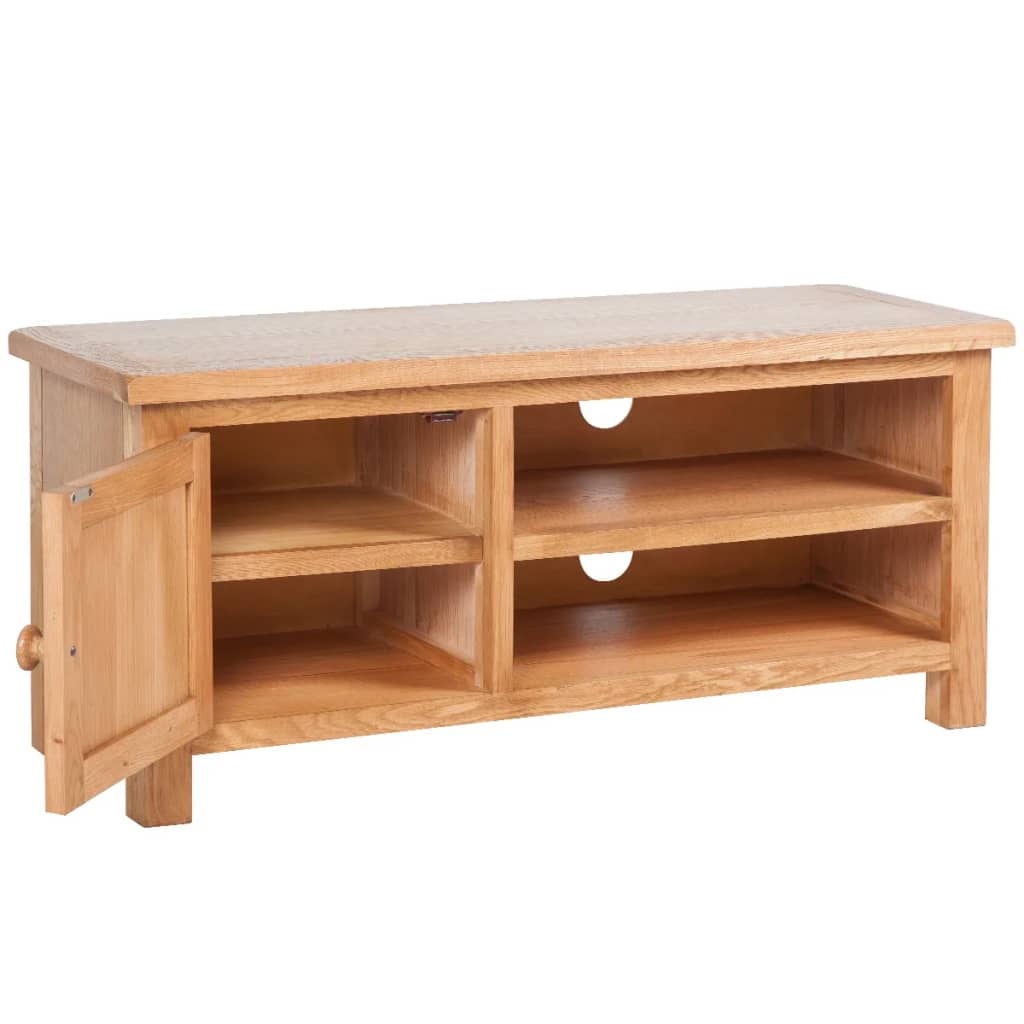 vidaXL TV Cabinet Solid Oak Wood 40.6"x14.2"x18.1"