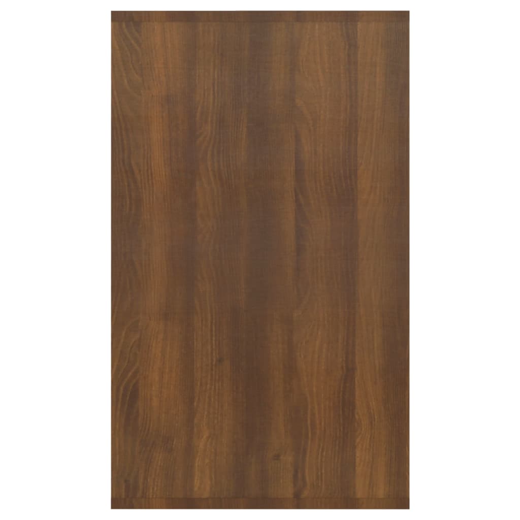 vidaXL Sideboard with 3 Drawers Brown Oak 47.2"x16.1"x29.5" Engineered Wood