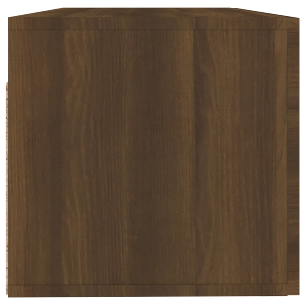 vidaXL Wall Cabinet Brown Oak 39.4"x14.4"x13.8" Engineered Wood