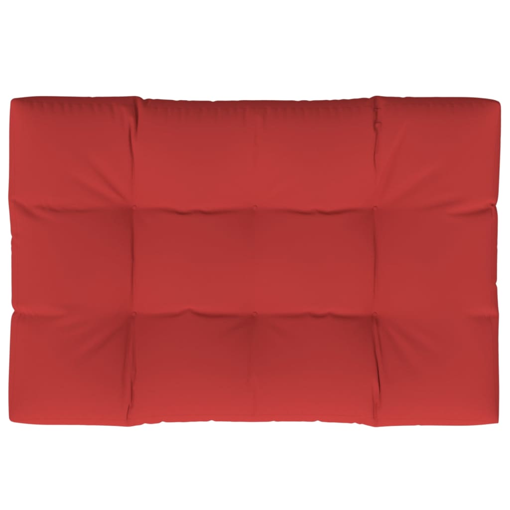 vidaXL Pallet Cushion Red 47.2"x31.5"x4.7" Fabric