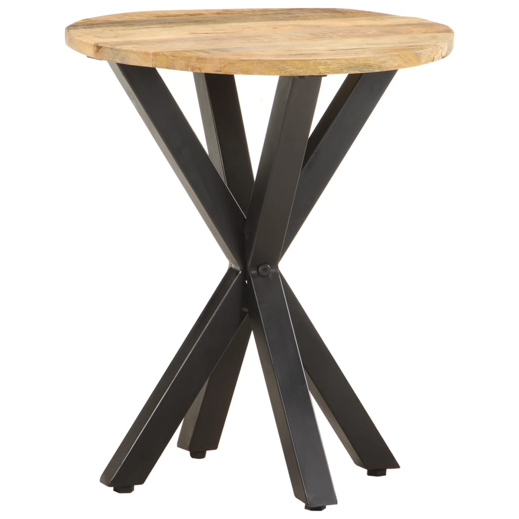 vidaXL Side Table 18.9"x18.9"x22" Solid Mango Wood