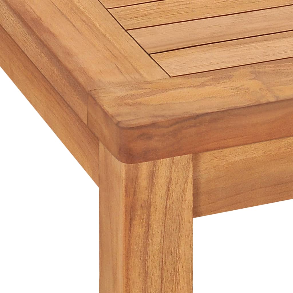 vidaXL Patio Dining Table 55.1"x31.5"x30.3" Solid Teak Wood