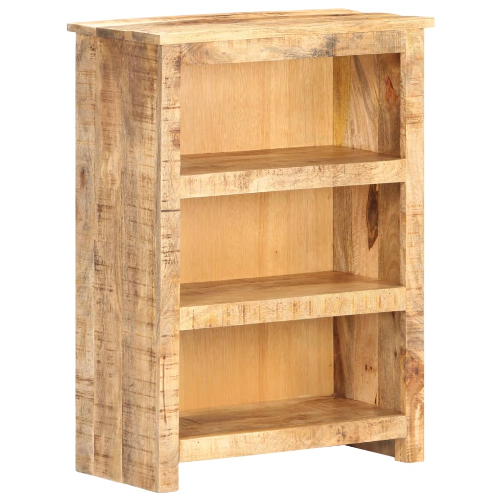 vidaXL Book Cabinet 23.2"x11.8"x31.5" Rough Mango Wood