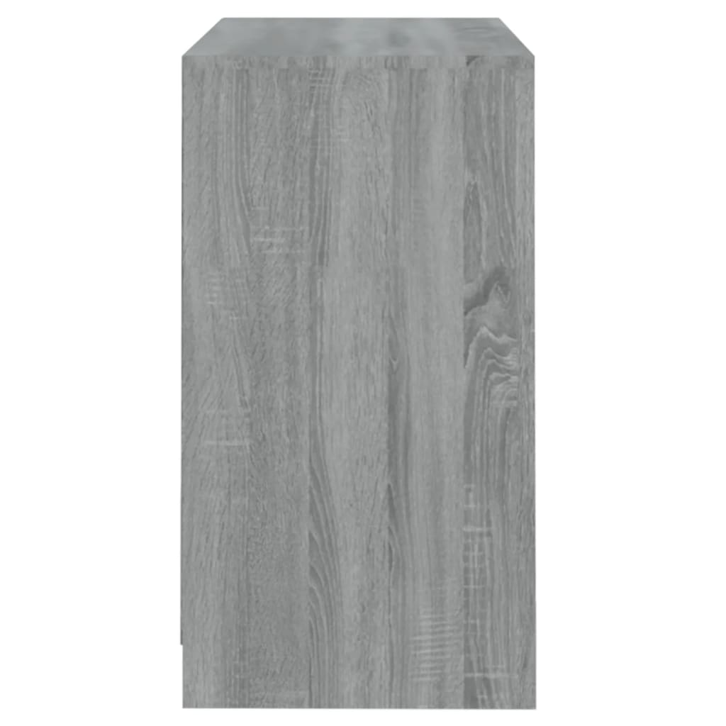 vidaXL Sideboard Gray Sonoma 27.6"x15.7"x29.5" Engineered Wood
