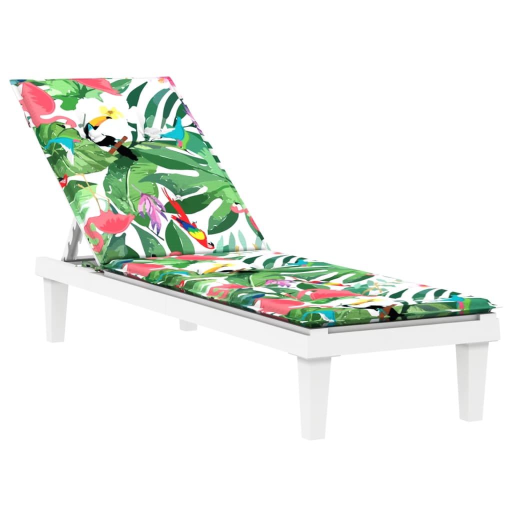 vidaXL Deck Chair Cushion Multicolor Oxford Fabric