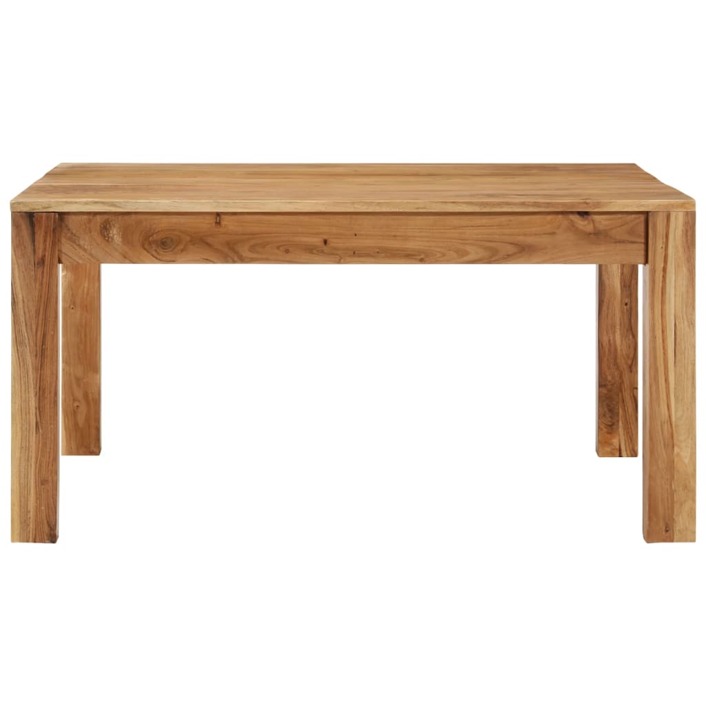 vidaXL Coffee Table 31.5"x31.5"x15.7" Solid Acacia Wood
