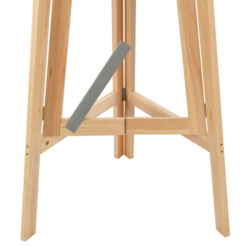 vidaXL Foldable Bar Table 30.7" Fir Wood