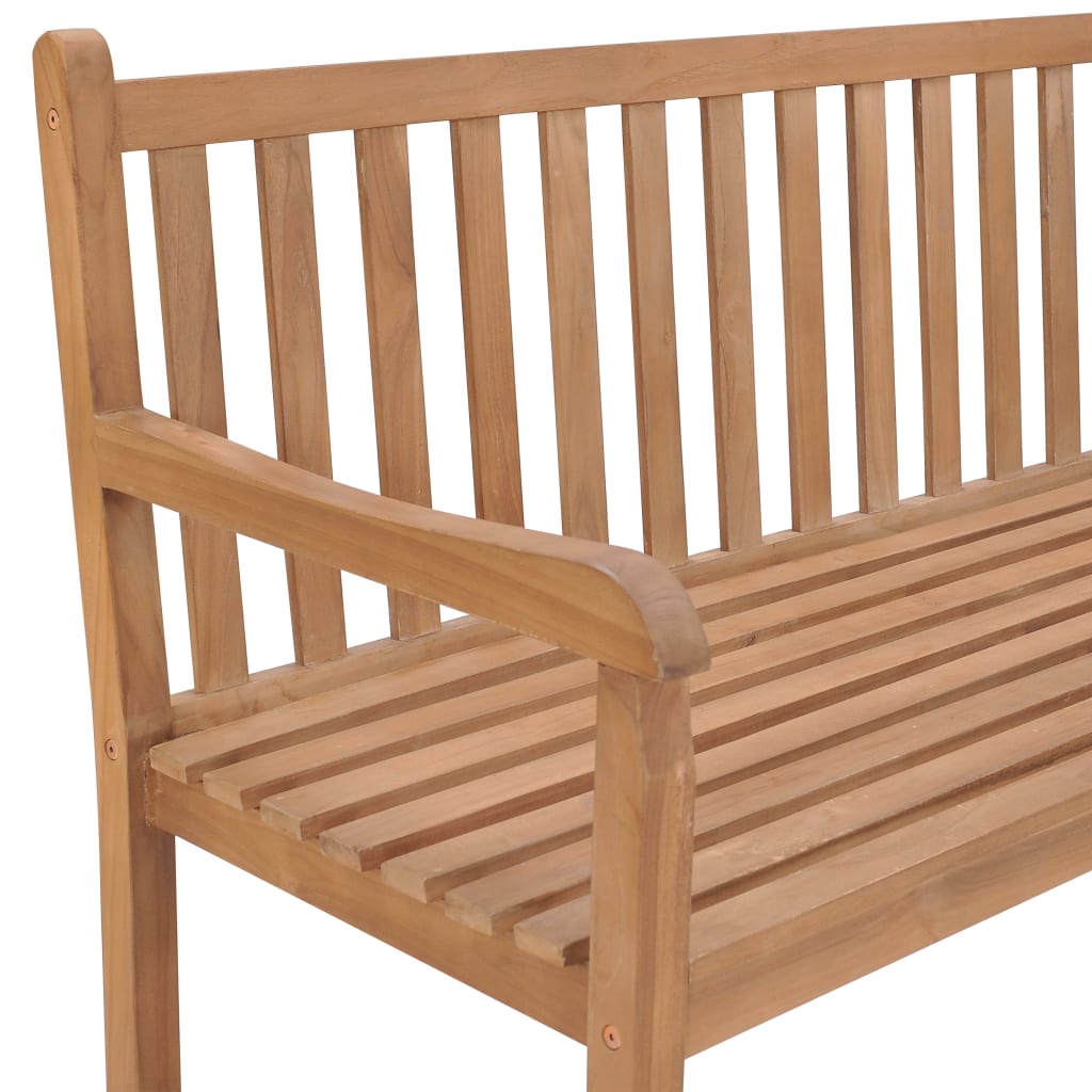 vidaXL Patio Corner Bench 79.5"x79.5"x35.4" Solid Teak Wood