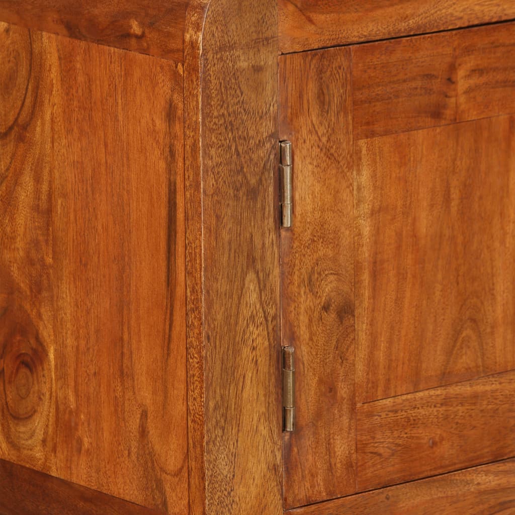 vidaXL Sideboard Solid Wood with Honey Finish 47.2"x11.8"x29.5"