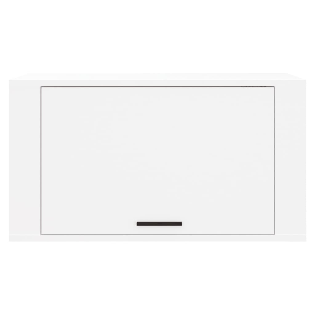 vidaXL Wall-mounted Shoe Cabinet White 27.6"x13.8"x15" Engineered Wood