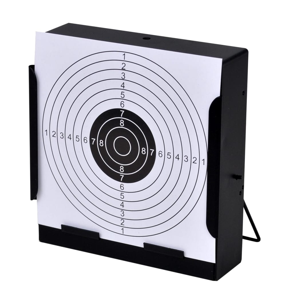 5.5" Square Target Holder Pellet Trap + 100 Paper Targets