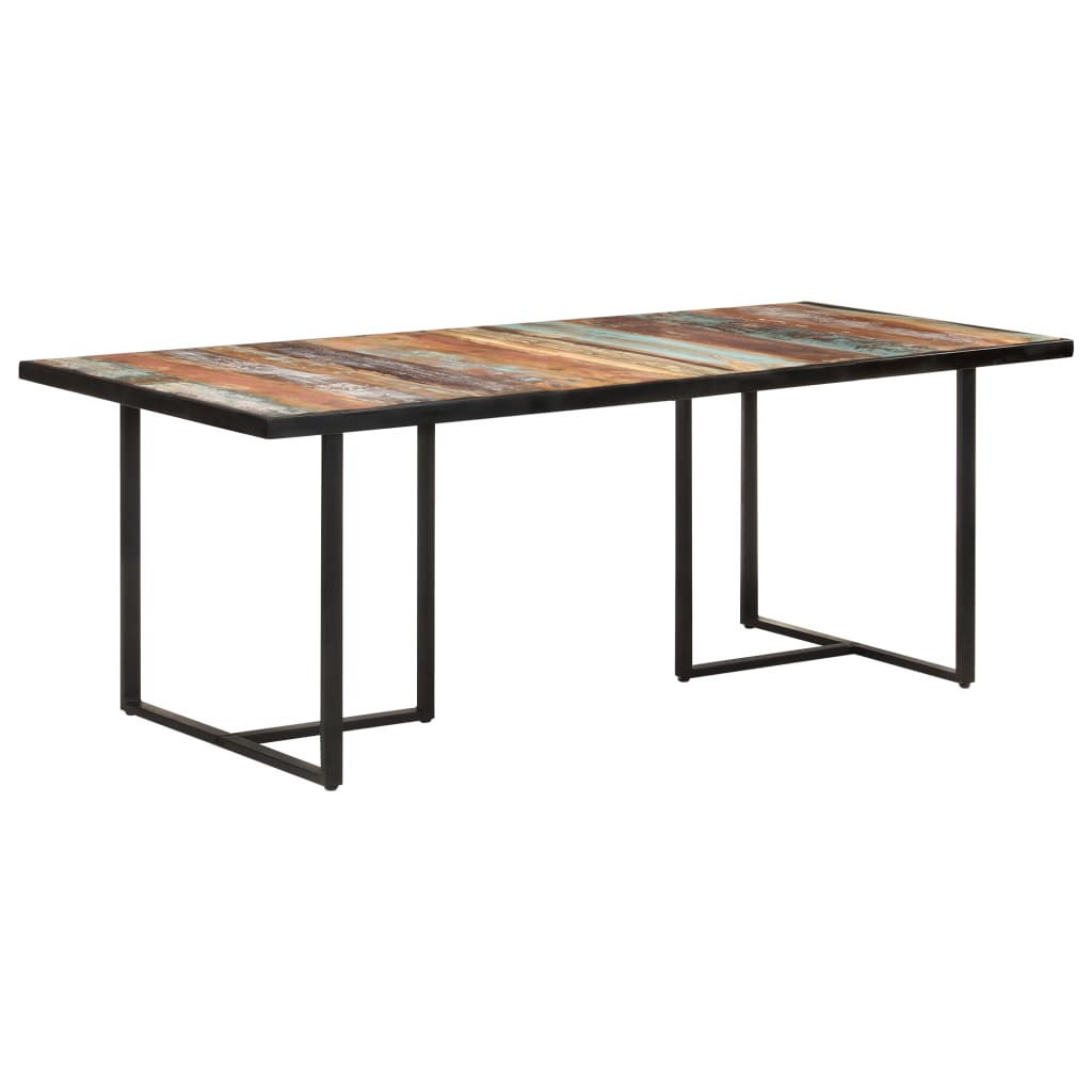 vidaXL Dining Table 78.7" Solid Reclaimed Wood