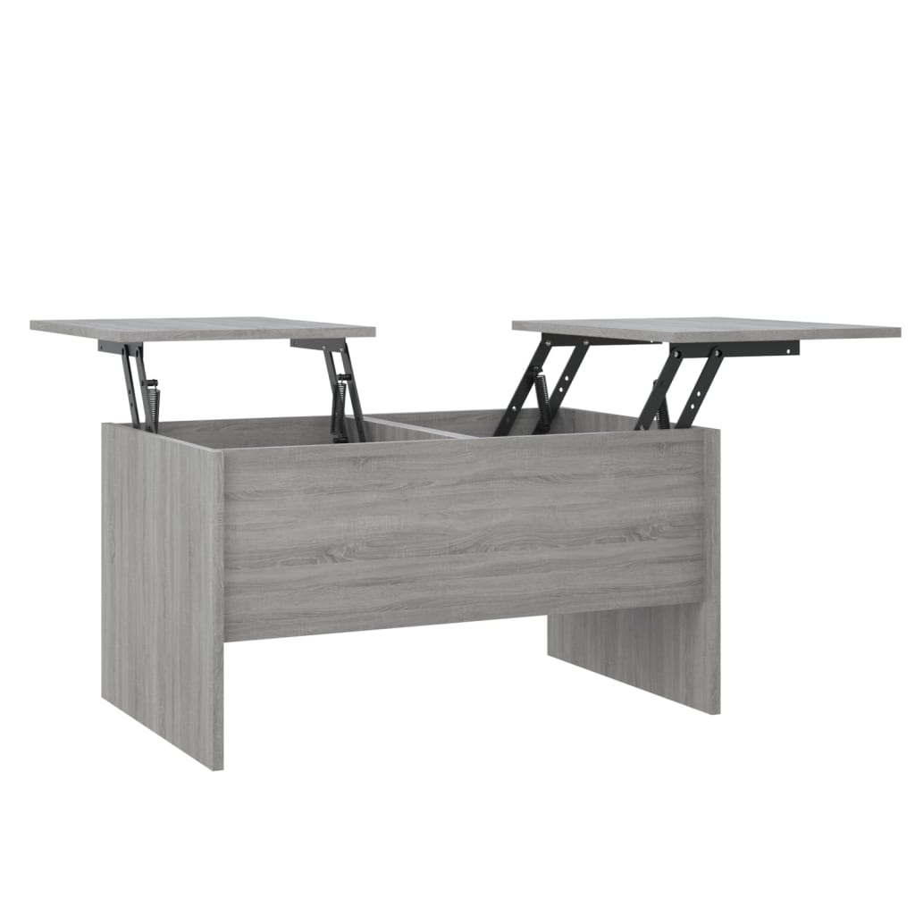 vidaXL Coffee Table Gray Sonoma 31.5"x19.7"x16.7" Engineered Wood