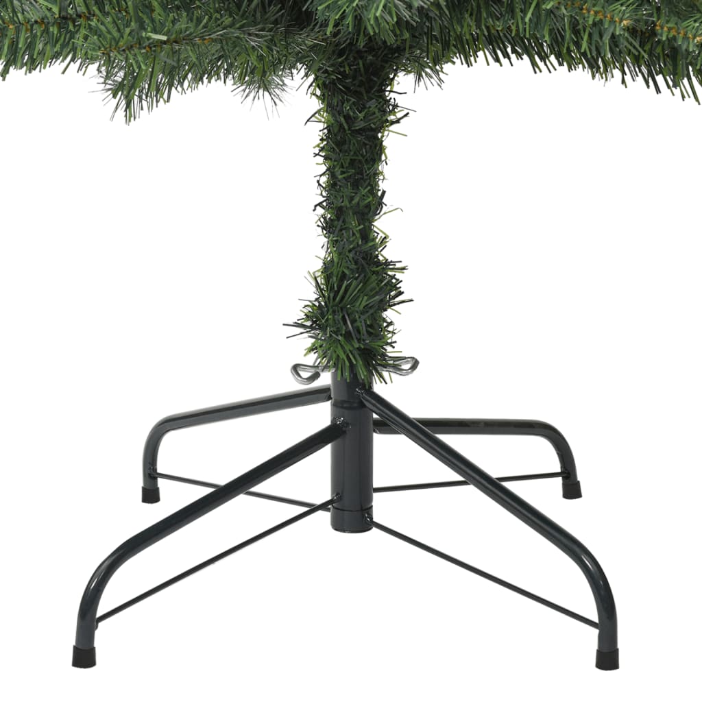vidaXL Slim Christmas Tree with Stand 118.1" PVC