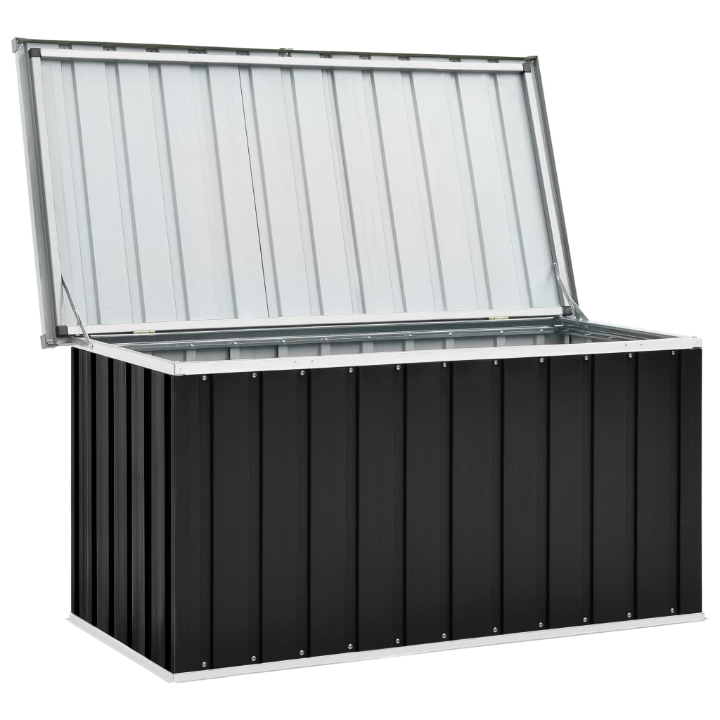 vidaXL Patio Storage Box Anthracite 50.8"x26.4"x25.6"