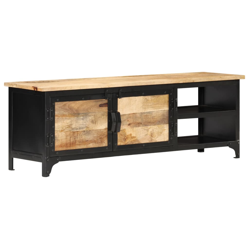 vidaXL TV Cabinet 47.2"x11.8"x15.7" Solid Mango Wood
