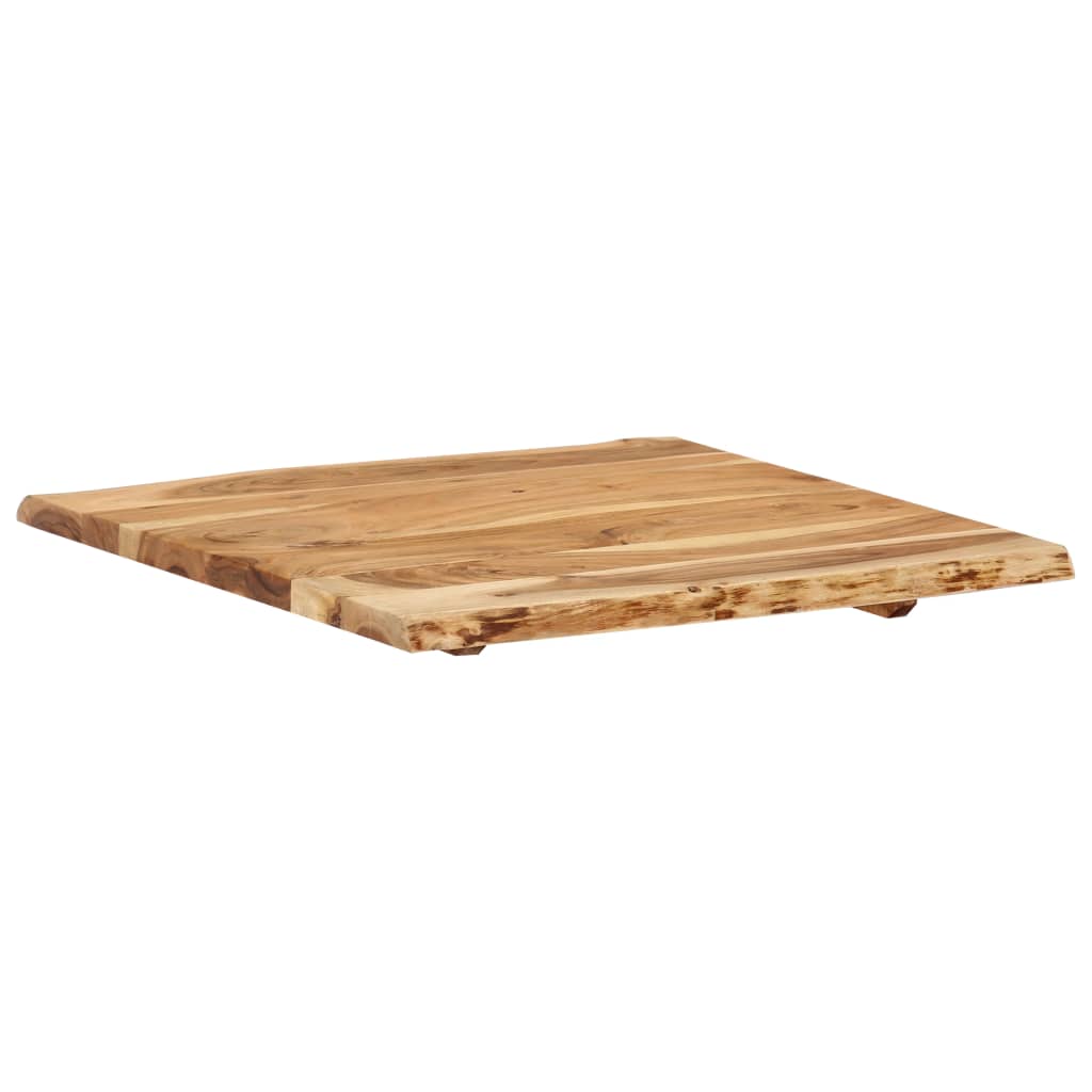 vidaXL Table Top Solid Acacia Wood 22.8"x(19.7"-23.6")x1"