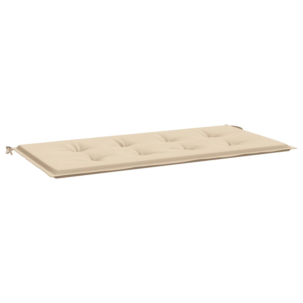 vidaXL Garden Bench Cushion Beige 47.2"x19.7"x1.2" Oxford Fabric