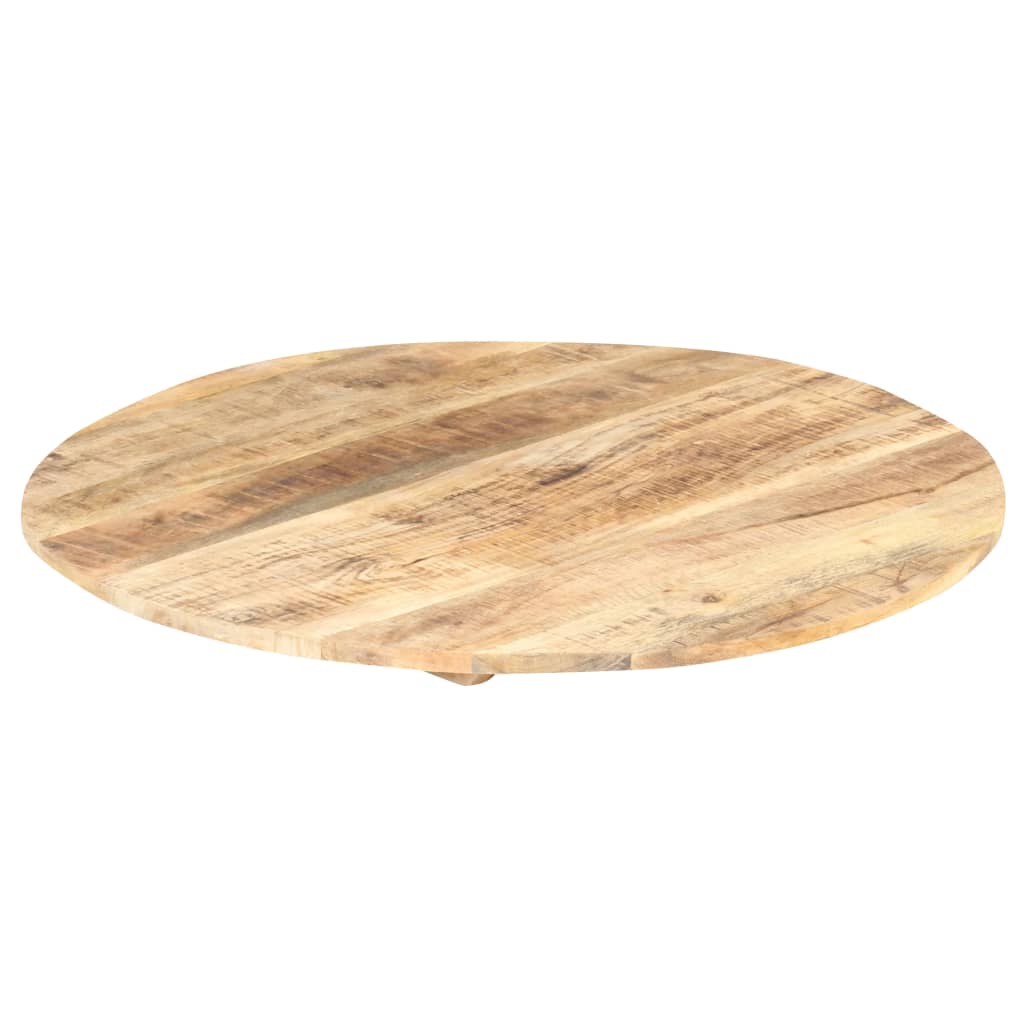 vidaXL Table Top Ø15.7"x(0.59"-0.63") Solid Mango Wood