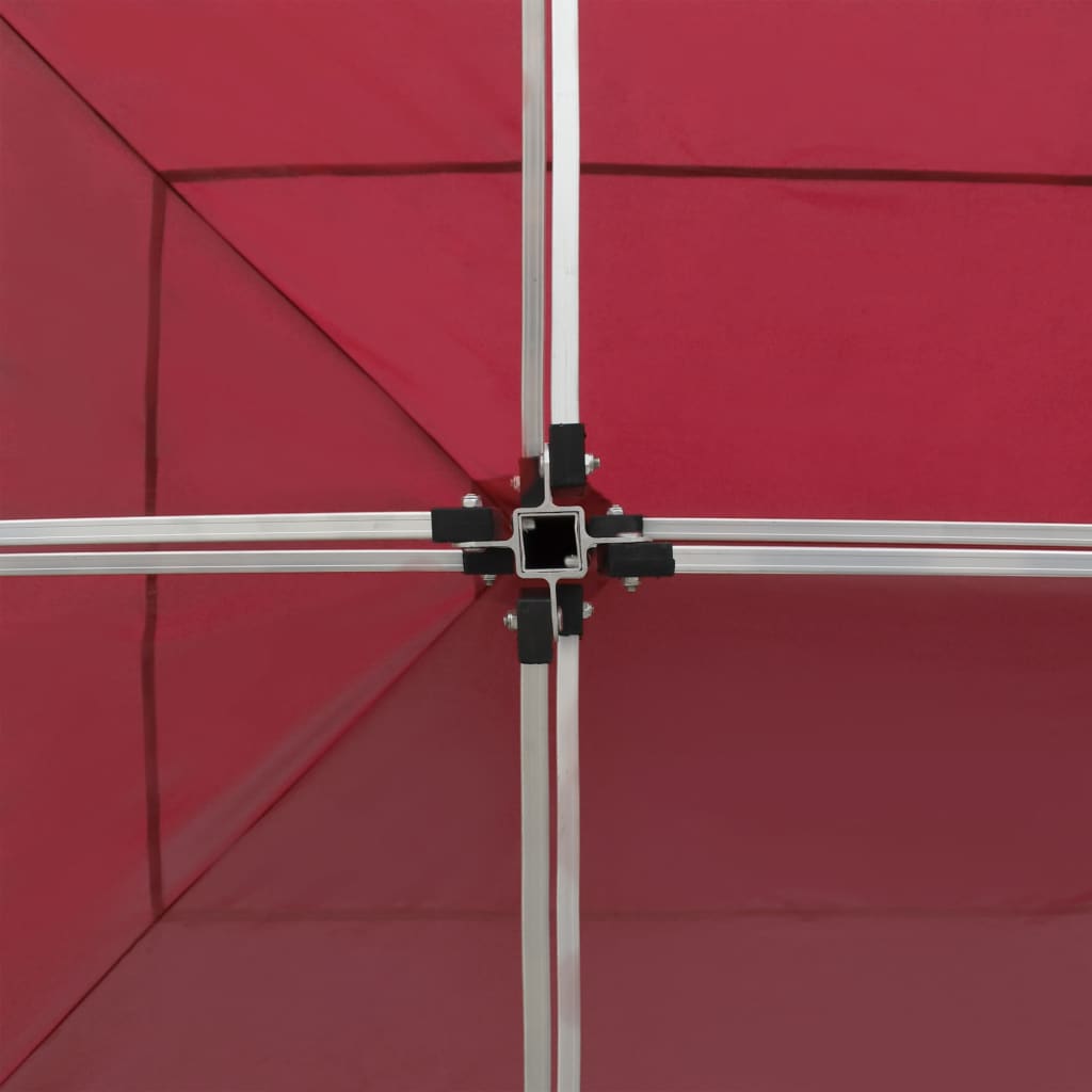 vidaXL Professional Folding Party Tent Aluminum 19.7'x9.8' Wine Red