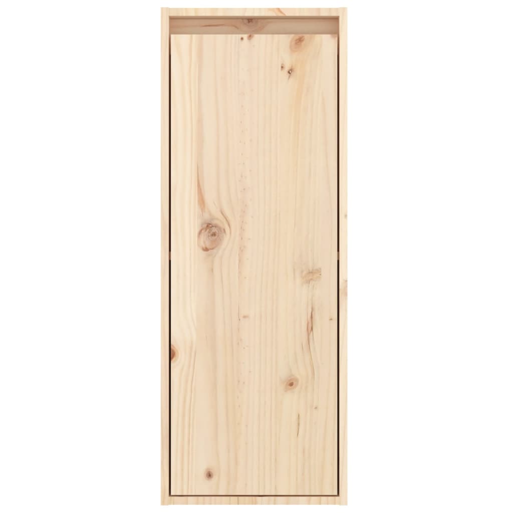 vidaXL Wall Cabinet 11.8"x11.8"x31.5" Solid Wood Pine