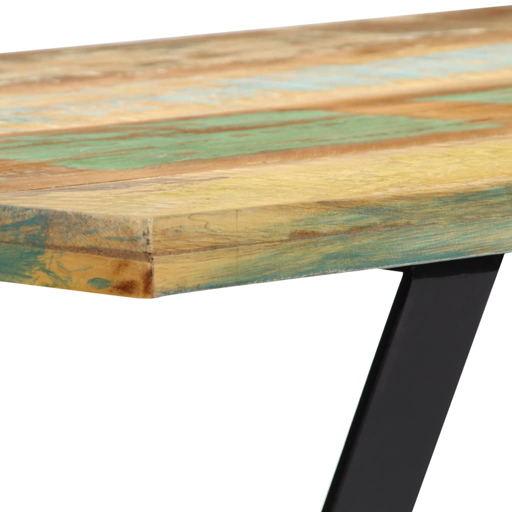 vidaXL Bench 43.3" Solid Reclaimed Wood