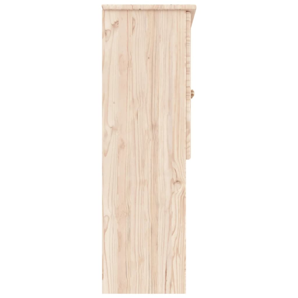 vidaXL Dresser Top ALTA 30.3"x11.8"x36.2" Solid Wood Pine