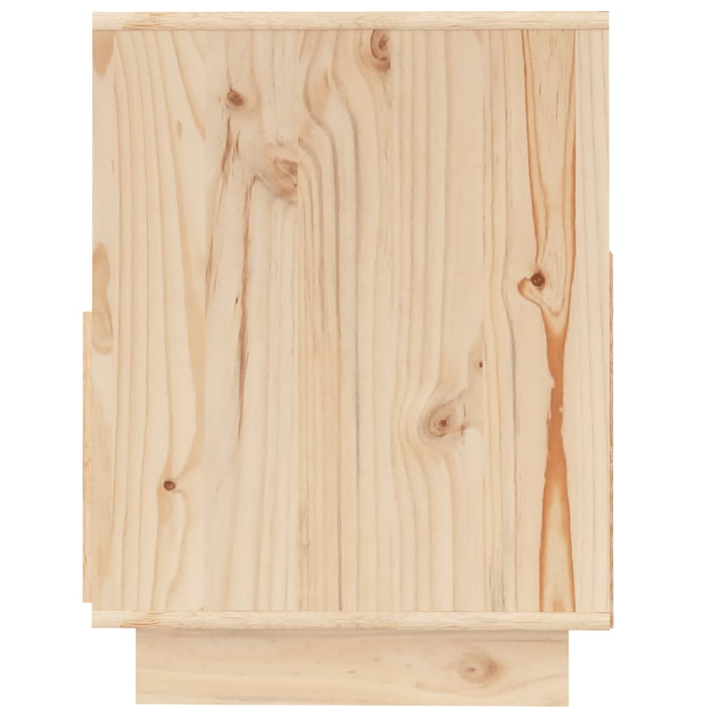 vidaXL TV Stand 55.1"x14.6"x19.7" Solid Wood Pine