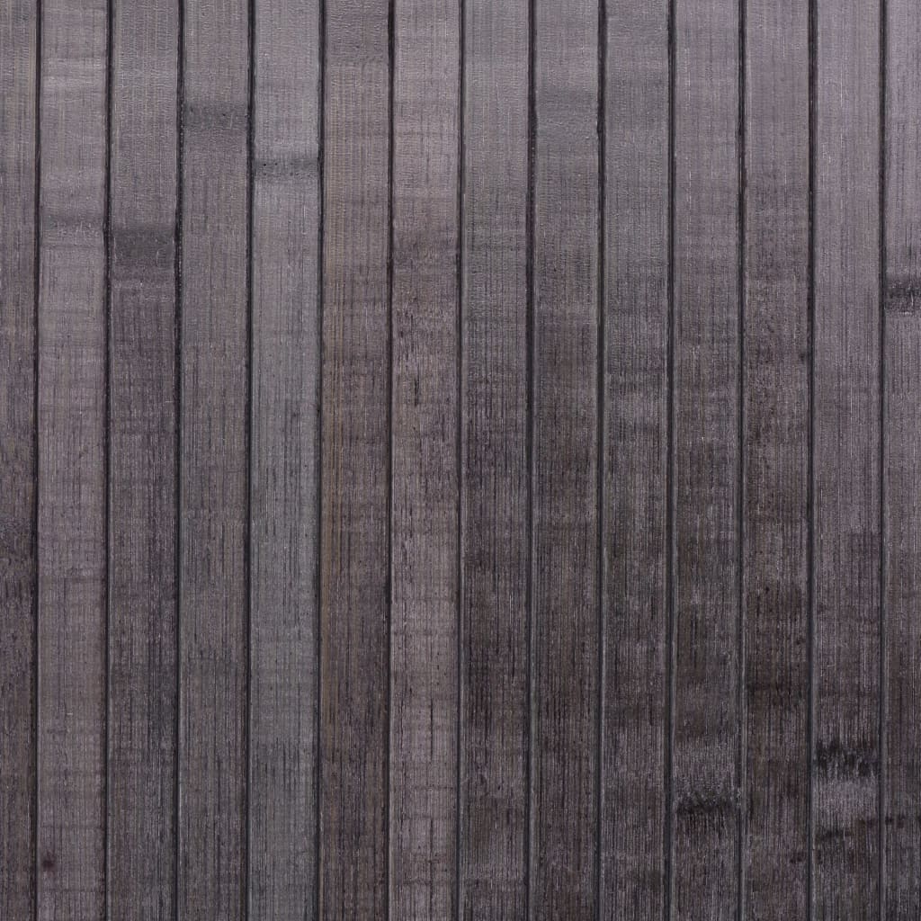 vidaXL Room Divider Bamboo Gray 98.4"x65"