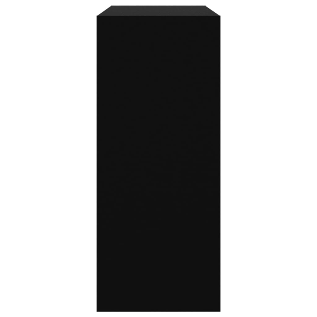 vidaXL Book Cabinet/Room Divider Black 31.5"x11.8"x28.3"