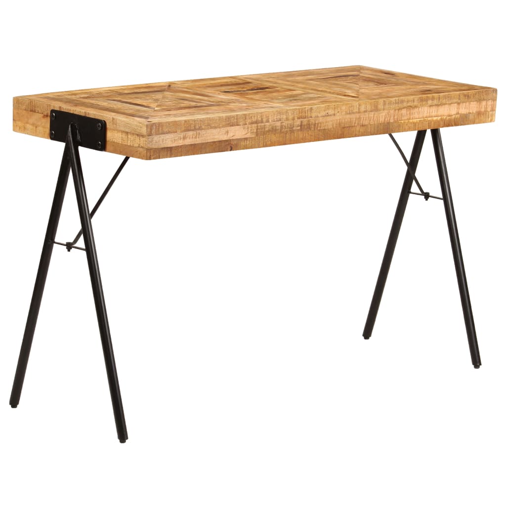 vidaXL Writing Table Solid Mango Wood 46.5"x19.7"x29.5"